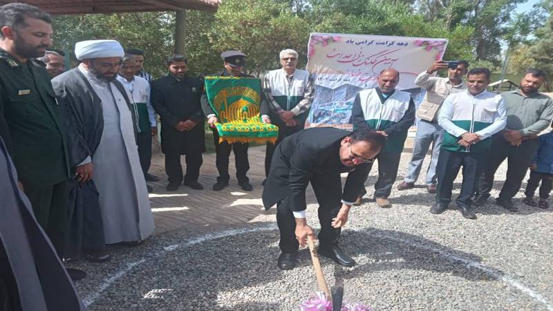 احداث چایخانه امام رضا (ع) در جاده ترانزیتی ریگان ـ  چابهار